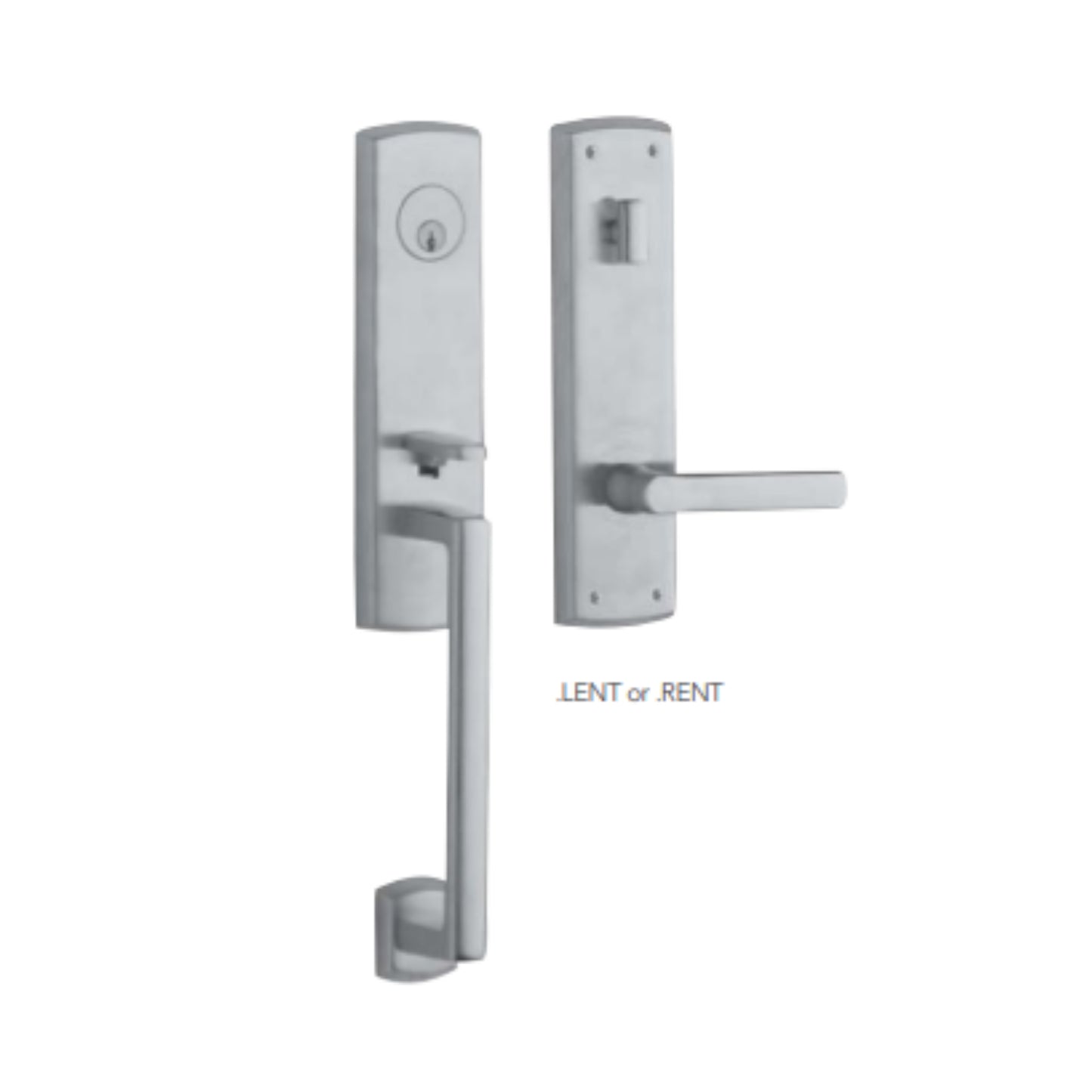 Soho® ¾ Escutcheon Handleset Emergency Egress w 5485V Soho Lever