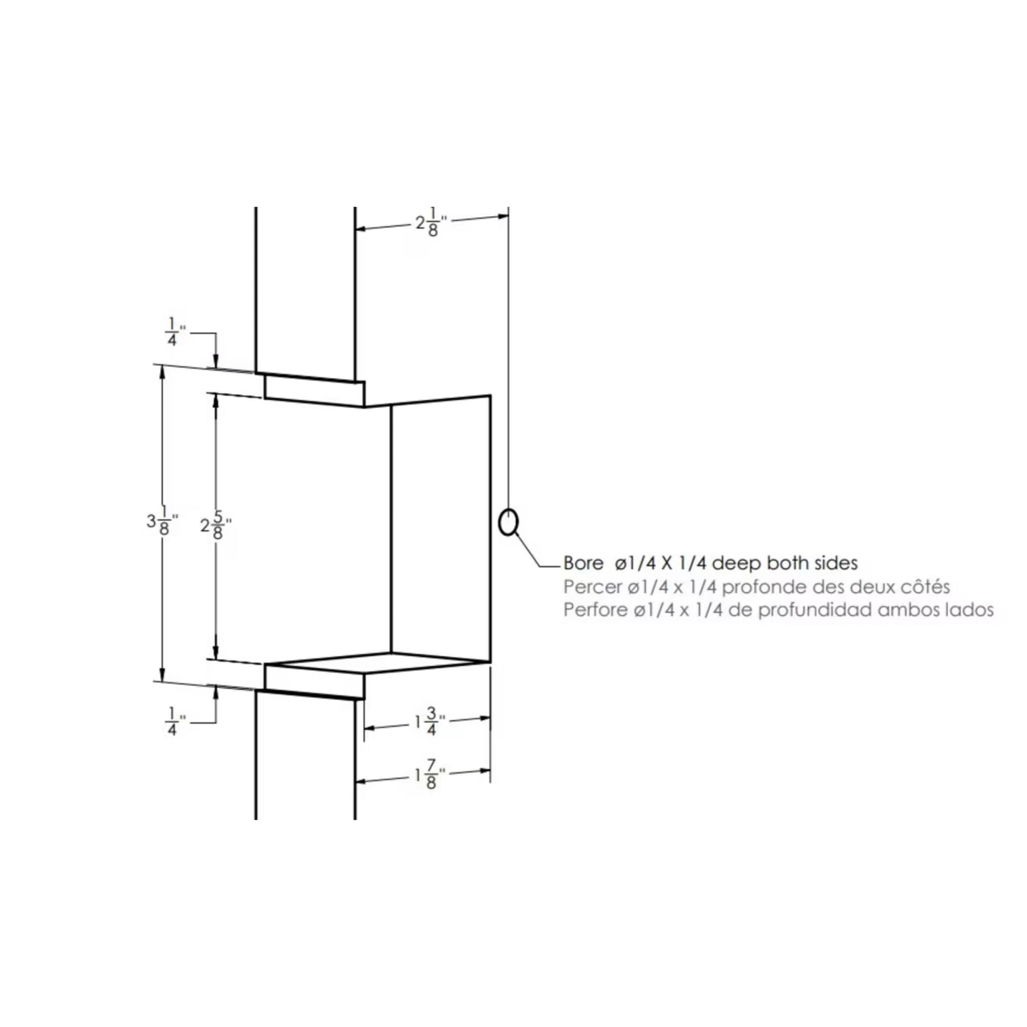 Standard Pocket Door Lock